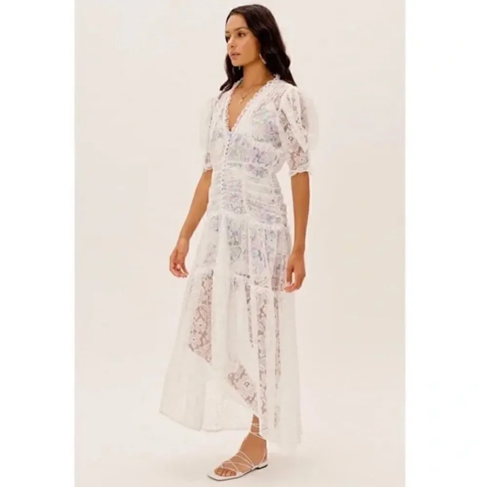 Free People Lorette Midi Dress x For Love & Lemons